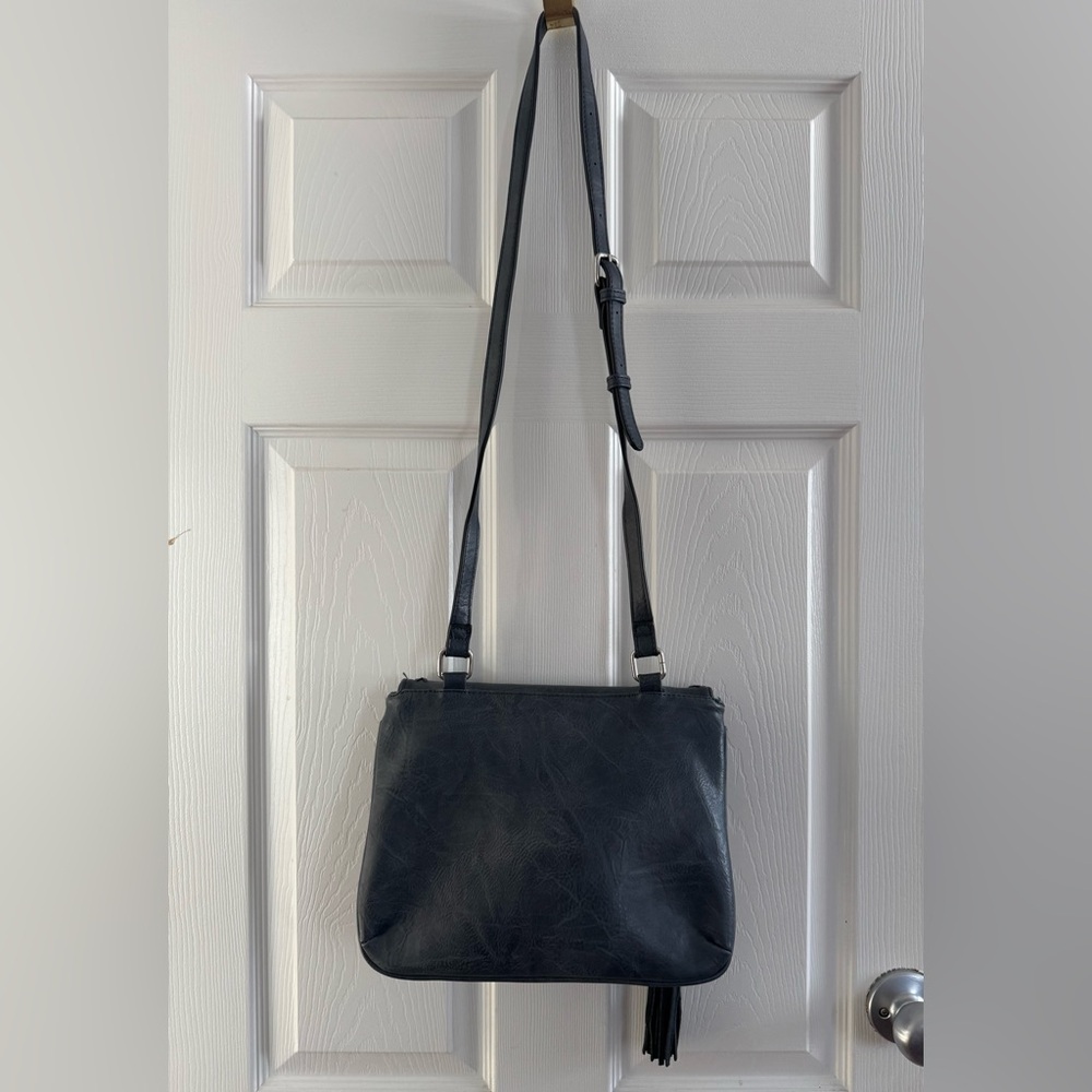 Moda Luxe Slate Blue Crossbody Bag - Picture 8 of 9